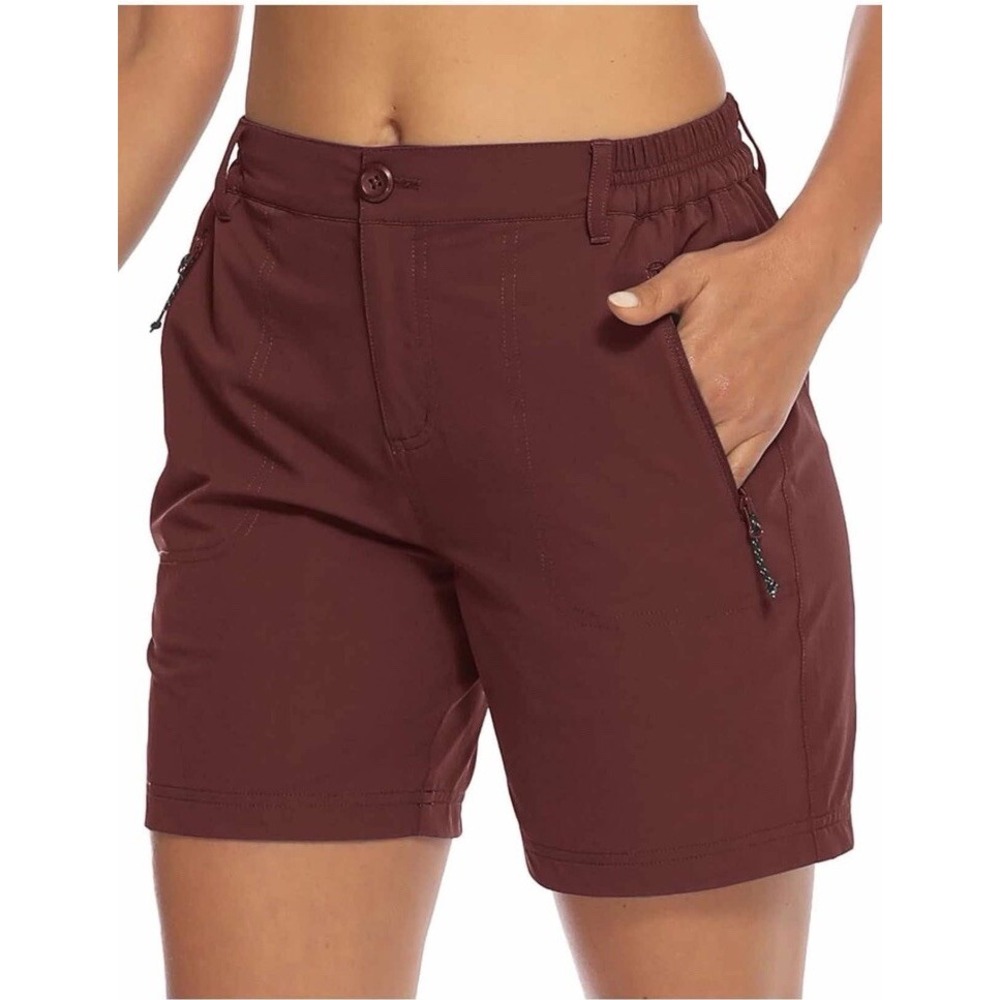 Tbmpoy‎ Womens Hiking Cargo Short Quick Dry With Pockets Work Golf Short XS